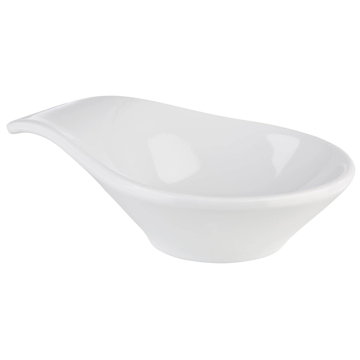 APS Friendly 79039 Dipping Bowl, Snack Bowl, Recycled Plastic (PET), 11.5 x 7.5 cm, Height 3 cm, 0.06 litres, White