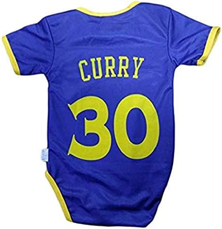 iSport Gifts Steph Curry Basketball Jersey Baby Infant & Toddler Onesies Rompers Home/Away Jersey Design