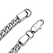 FIBO STEEL 6mm Wide Curb Chain Bracelet for Men Women Stainless Steel High Polished,8.5-9.1