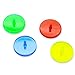 WEFOO 100 Pcs Plastic Transparent Golf Ball Position Marker Random Color Marker Mark
