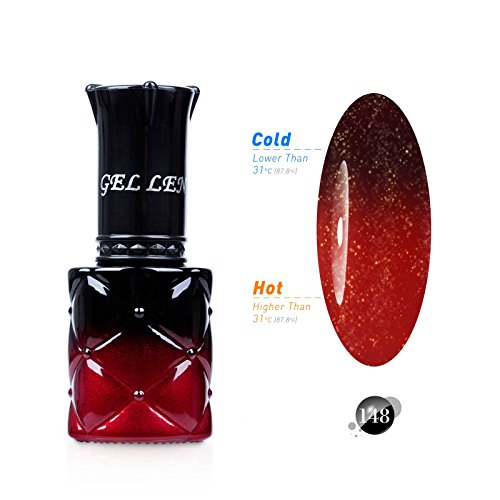 Gellen New Chameleon Temperature Color Changing UV LED Gel Nail Polish, 8ml 1 Piece, Color #148 Gellen New Chameleon Temperature Color Changing UV LED Gel Nail Polish, 8ml 1 Piece, Color #148