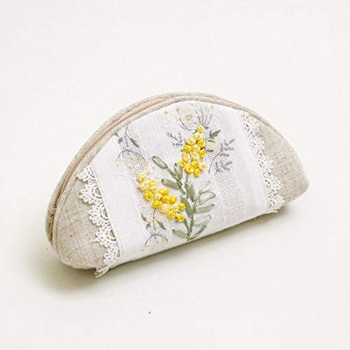 めがねケース Mimoza 約8x18cm 眼鏡ケース ポーチ 化粧ポーチ リボン刺繍 Tarunniketanpublicschool Com