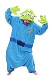 Sweetdresses Adult Unisex Animal Sleepsuit Kigurumi Cosplay Costume Pajamas (X-Large, Toy Story Aliens)