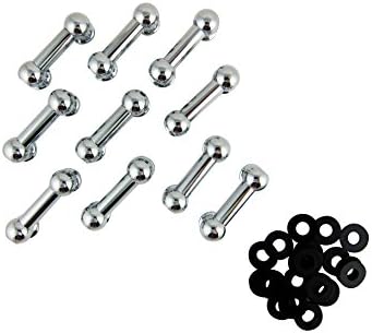 Goedrum 10 Single End Tube Drum Lugs without Mounting Screws - 31.75mm