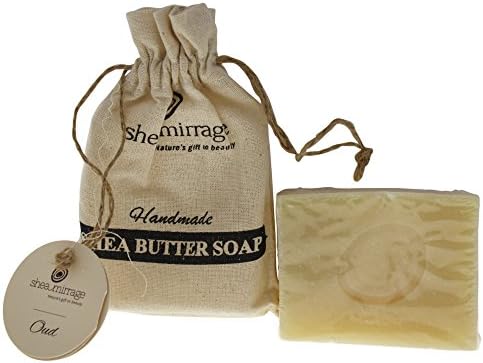Shea Mirrage Hand Made Shea Butter Soap, Oud, 3.5 Ounce