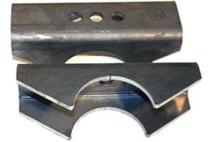 Barnes 4WD B4W25076P - Anti-Wrap Leaf Spring Perch Pair, Dana 80, AAM11.5, Dana 70 HD