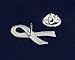 Large Flat Pink Ribbon Pin (Retail)