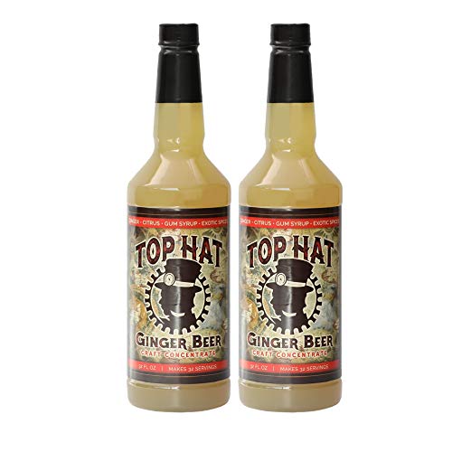 Top Hat Craft Ginger Beer Syrup 32oz btl Soda Stream Flavor Syrups
