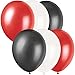 Atlanta Falcons Football Party Mylar 17pc Balloon Pack, Red Black White