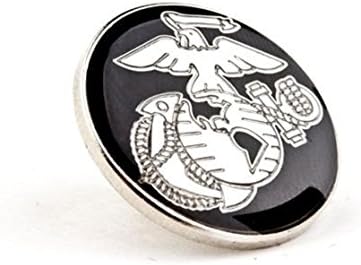 U.S. Marine Corps Eagle Globe Anchor Black Lapel or Hat Pin