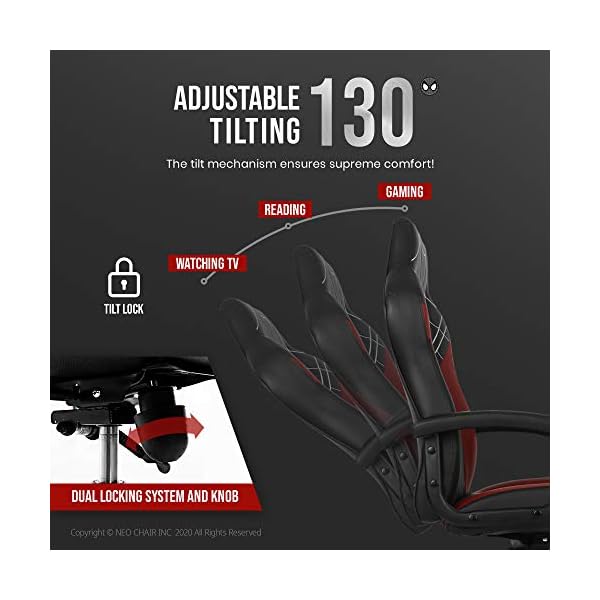 Silla Gamer Marvel Avengers Hombre Araña · Eco cuero - Imagen 5