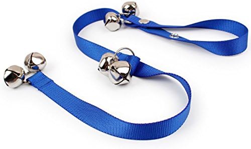 Sunnyhome007 Premium Quality Adjustable Dog Doorbells Puppy Bell for Dogs Doggie Easy Training and Housebreaking, 6 Extra Large Loud DoorBells