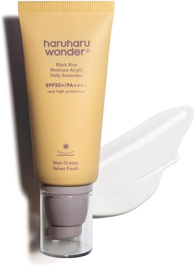 Haruharu Black Rice Moisture Airyfit Daily Sunscreen SPF50+/PA++++ 50ml