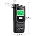 JASTEK Professional Breathalyzer [New Version] Portable Digital Alcohol Tester Detector with 5 Mouthpieces for Personal Use -Black