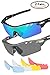 Polarized Sunglasses Mens Sunglasses 2 Pairs Sports Sunglasses for Men Women Sunglasses