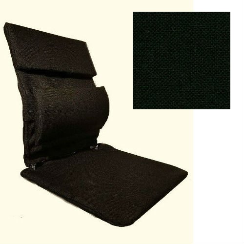 McCartys Sacro Ease Xtra-Pad Series BRSM-XP Ergonomic Standard Car Seat Support - Black Fabric - Plus Free Ergonomics Ebook