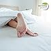 Grounding Sheet - Earthing Products Kit for Bed w/Conductive Pad | Under Blanket & Sheet for Sleep EMF Therapy | Woven Silver Set for Queen, King Mattress Bedding w/Ground to Earth Cable