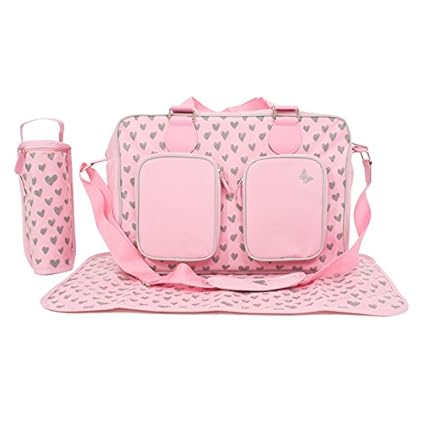 my babiie pink changing bag