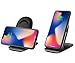 Wireless Charger, Fast Wireless Charger Charging Pad(No AC Adapter) For Samsung Galaxy Note 8 S8 S8 Plus S7 S7 Edge Note 5 S6 Edge Plus, Standard Charge For Apple iPhone X/8/8 Plus (2)