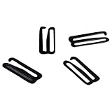 Black Metal Bra Strap Hooks - 1