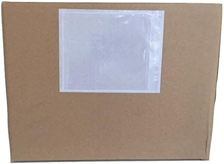 25 - 4.5" X 5.5" - Clear Packing List Envelope (Plain - No Print)