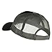 e4Hats.com Big Size Garment Washed Cotton Twill Mesh Cap - Black Grey OSFM