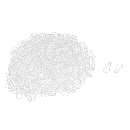 uxcell Metal Home Fastening Blankets Skirt Safety Pins Brooches 2.2cm Length 800 Pcs White