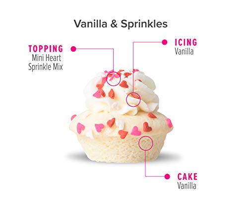 Baked by Melissa Valentine's Day Cupcakes - February Fix Collection - Assorted Bite-Size Valentine's Day Cupcakes (25 Cupcakes + Valentine's Day Gift Box)