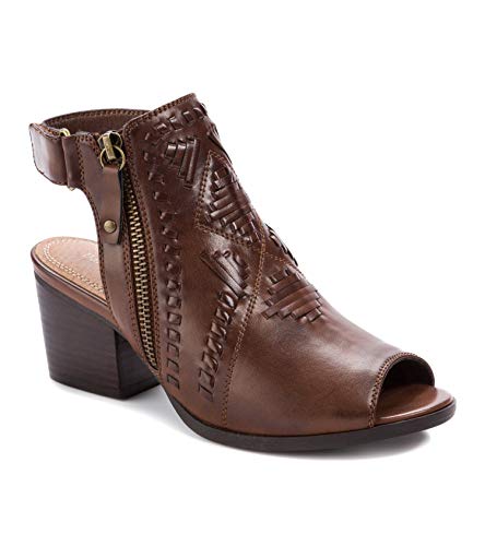 bare traps peep toe booties