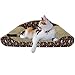 Evelots Kitty Cat Scratcher-Lounger-Groom Claws-Corrugated Cardboard Couch