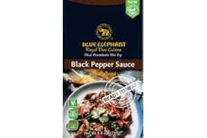 Blue Elephant Royal Thai Cuisine, 3.5oz, Thai Premium Stir-fry, Black Pepper Sauce (Each)
