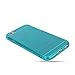 Shamo's iPhone 6s Case and iPhone 6 Case Crystal Clear Shock Absorption TPU Rubber Gel Transparent (Teal)