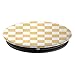Checkerboard Yellow and White | Check Pattern / Checkered PopSockets PopGrip: Swappable Grip for Phones & Tablets PopSockets Adhesive PopGrip