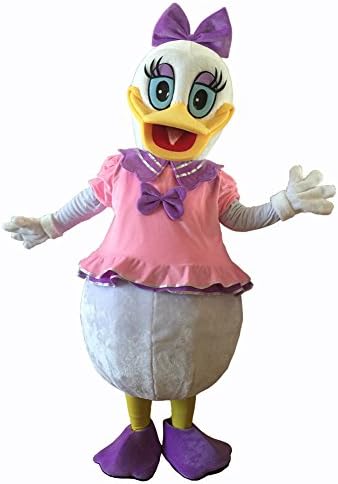 Girl Duck Mascot Costume Unisex Adult Size Fancy Party Dress CARTOON COSTUME