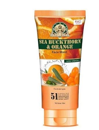 sea buckthorn and orange face wash