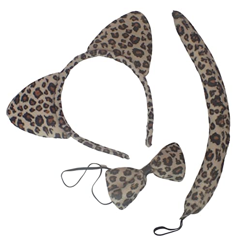 Leopard W/ Tail & Bow Tie