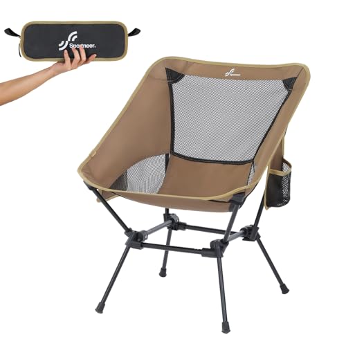Sportneer Campingstuhl Faltbar Camping Stuhl Tragbarer Campingstühle 150Kg Faltstuhl Ultraleichter Packmaß Kleiner Klappstuhl mit Tragetasche für Pick