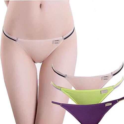 Clearance!Roundeel Women 2/3/4/5 Pack Sexy Low-Rise Thongs Modal Stretch Panties For Women