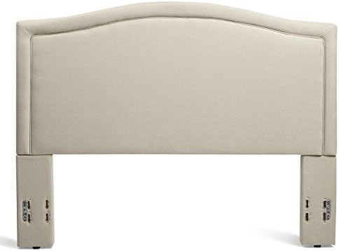 Mantua Annapolis Upholstered Headboard Kingcalifornia King Taupe