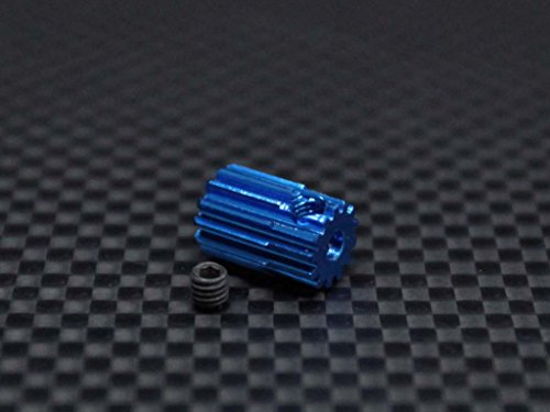 Kyosho Mini Inferno Upgrade Parts Aluminum Motor Gear (13T) - 1Pc Set Blue