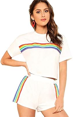 rainbow tracksuit ladies