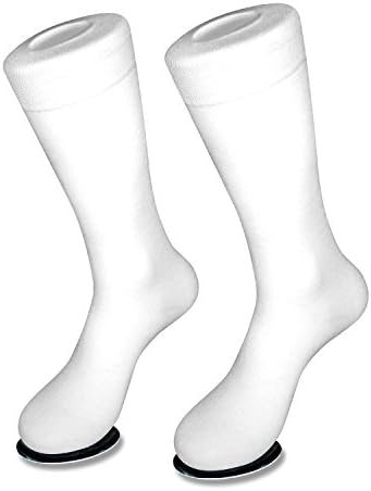 Antonio Ricci Solid Color Men's Dress Socks (White)