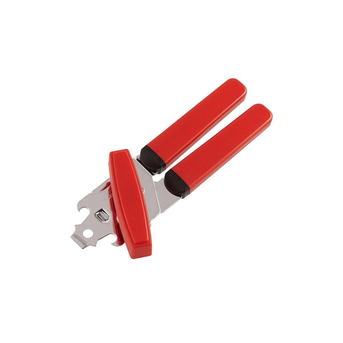 Fackelmann Tin Opener for Lefties, Multi-Ply, Red/Silver