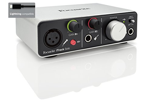 Focusrite iTrack Solo Lightning and USB Compatible Audio Interface