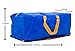 Klickpick Home Heavy Duty Reusable Extra Large Storage Bags, Laundry Bag Shopping Moving Totes Bags Underbed Storage Bins Zipper -Backpack Handles,Compatible with IKEA FRAKTA CART (Pack of 10)