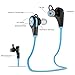 Bluetooth Headphones, CHOETECH Sports Wireless Bluetooth V4.0 Headset In-ear Earphones with Mic Hands-free Sweatproof Running Earbuds for iPhone 7 Plus, Samsung Galaxy S7, iPad and More (Blue)
