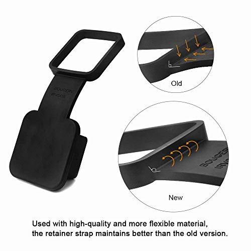 image for TOOGOO 2 Inch Trailer Hitch Cover Plug Cap Rubber Fits 2 Inch Receiver