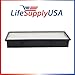 LifeSupplyUSA (2-Pack) HEPA Filter Replacements Compatible with Honeywell HRF-C1, 16216 Holmes HAPF30 and Bionaire Vicks Air Purifiers