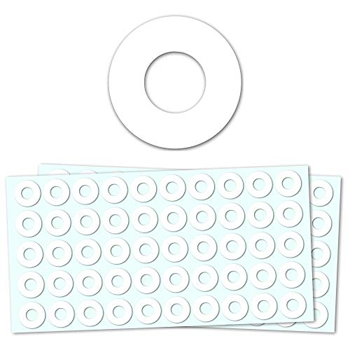 2000 Pack, Hole Reinforcement Labels Stickers - 0.25", White