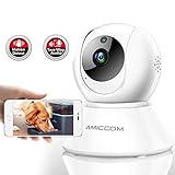 Pet Camera,Dog Camera 1080P HD Wireless IP Camera 2.4G with 2 Way Audio Night Vision, Auto-Cruise, Motion Tracker, Activity Alert,Support iOS/Android/Windows